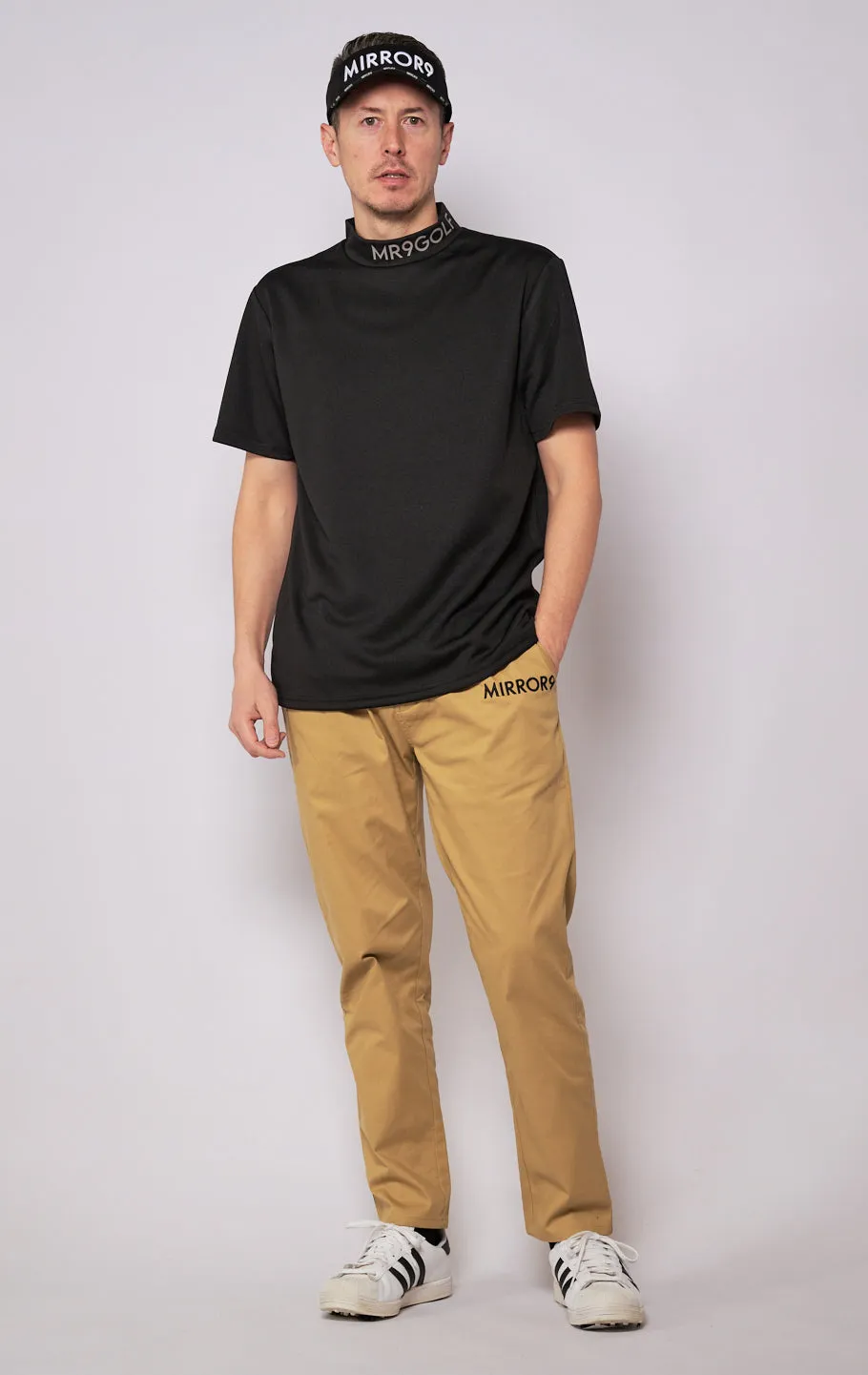 速乾 Men's Justin high neck tops/2color
