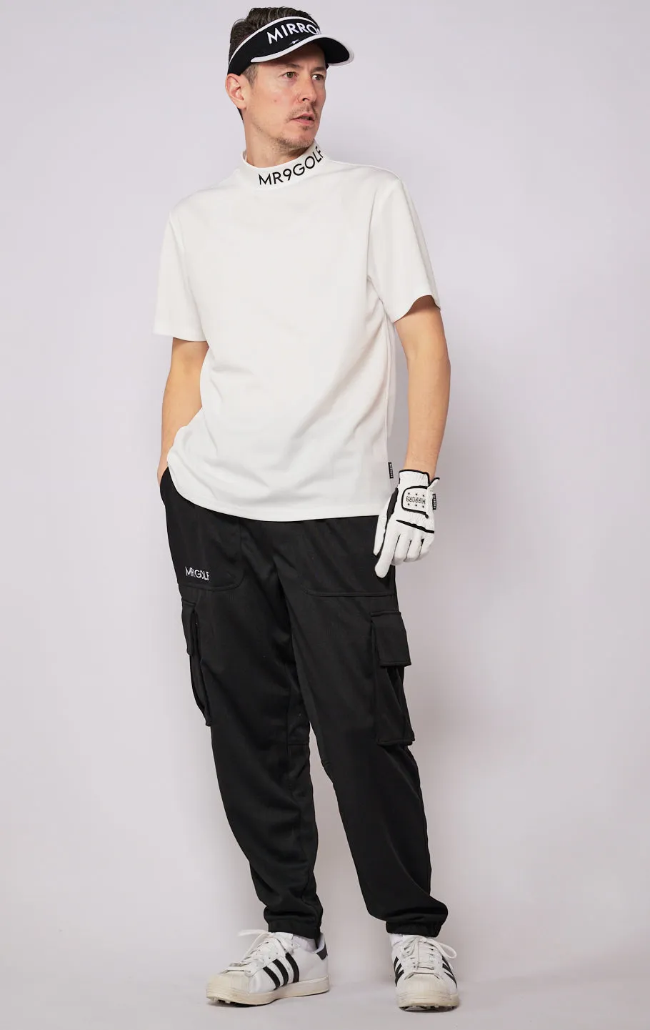 速乾 Men's Justin high neck tops/2color