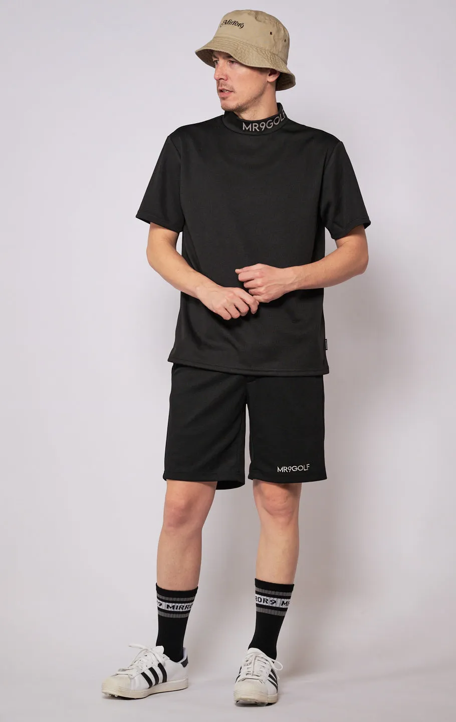 速乾 Men's Justin high neck tops/2color