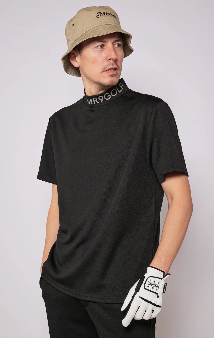 速乾 Men's Justin high neck tops/2color