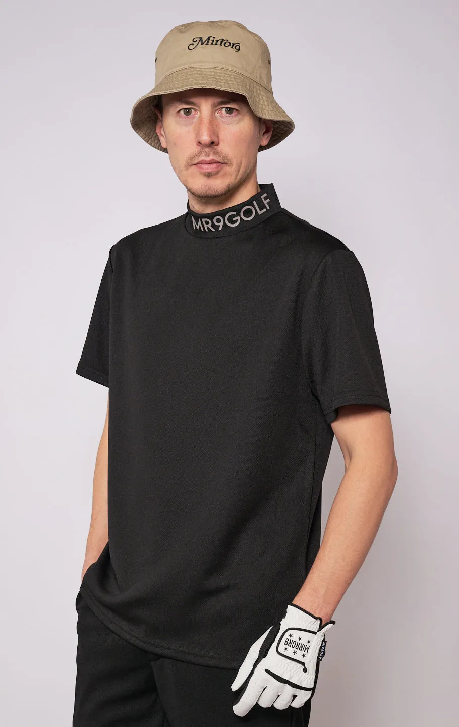速乾 Men's Justin high neck tops/2color