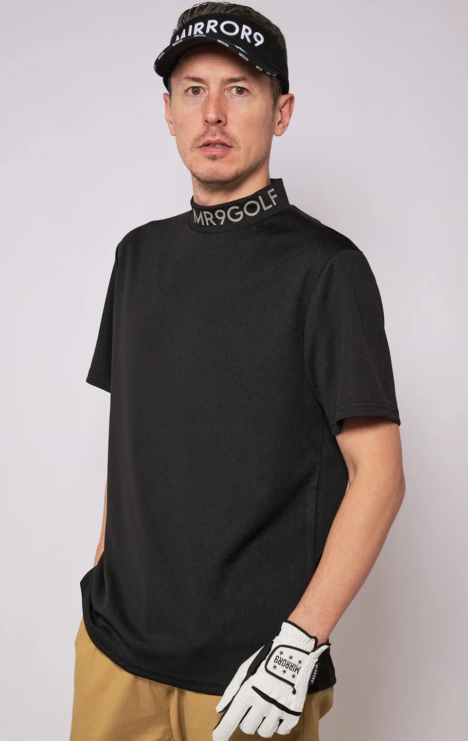 速乾 Men's Justin high neck tops/2color