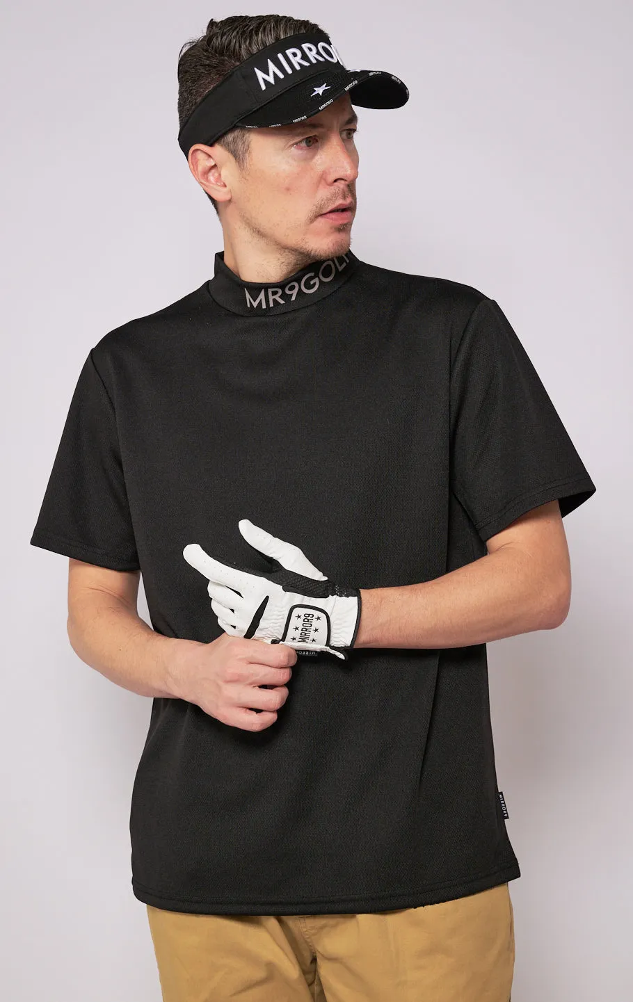 速乾 Men's Justin high neck tops/2color