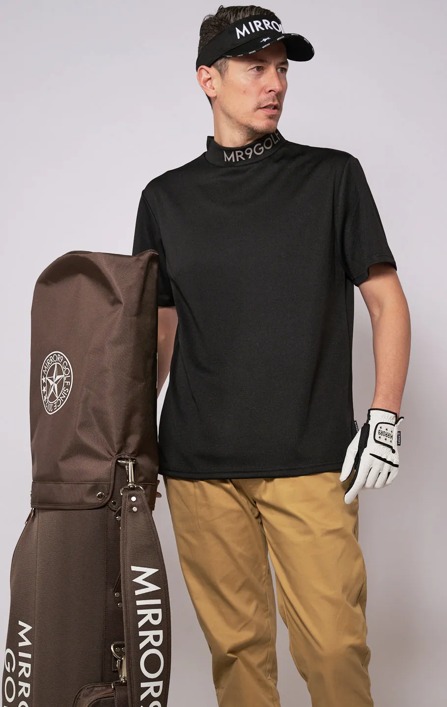 速乾 Men's Justin high neck tops/2color