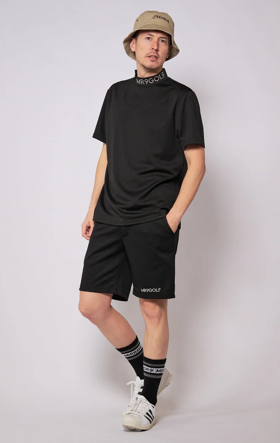 速乾 Men's Justin high neck tops/2color