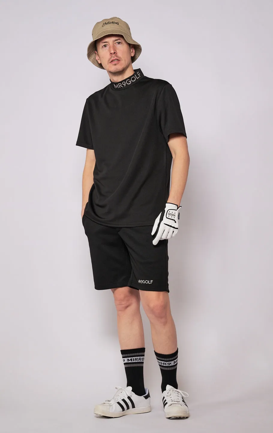 速乾 Men's Justin high neck tops/2color