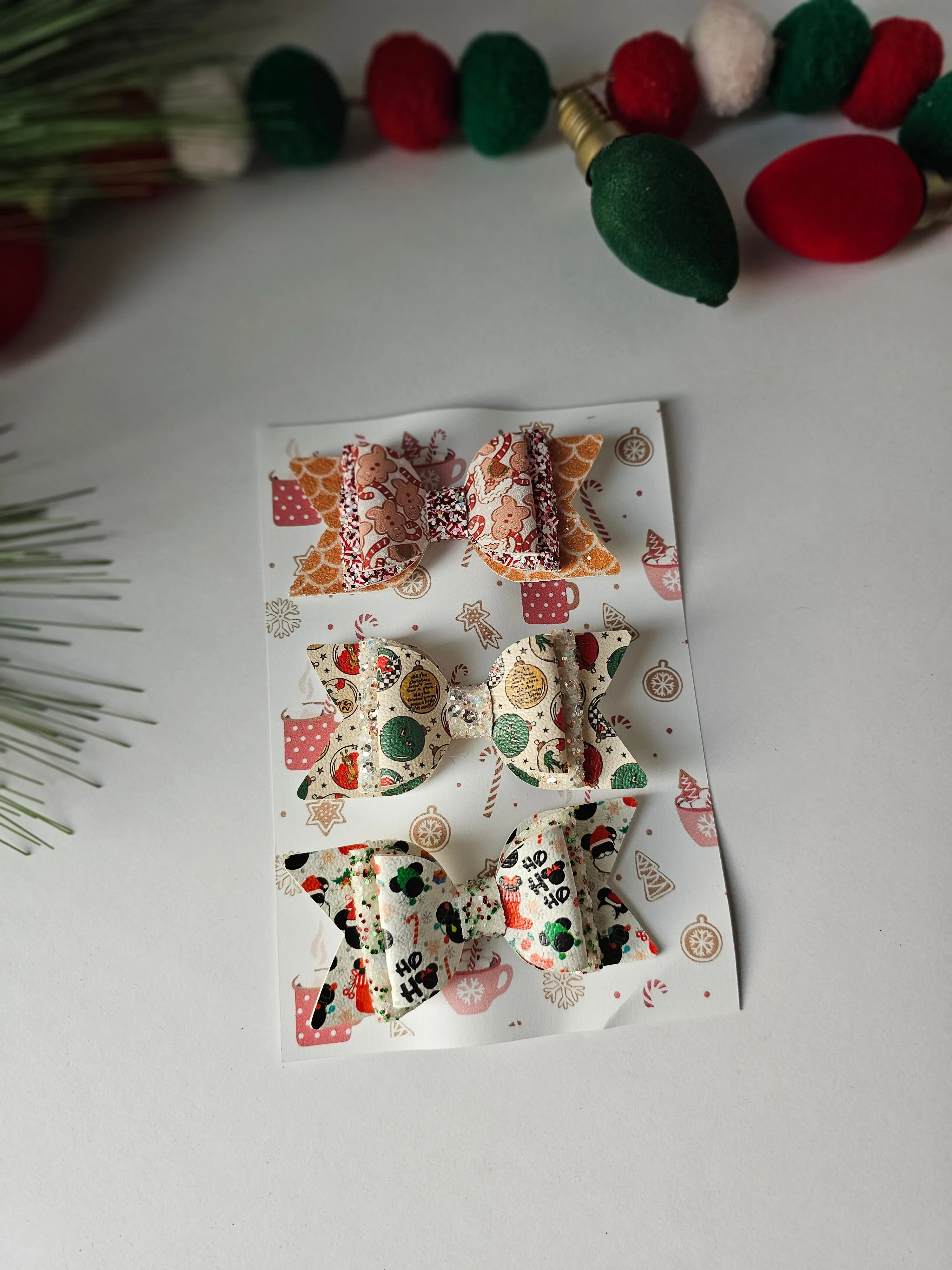 2 Tier Christmas Variety Bow Set