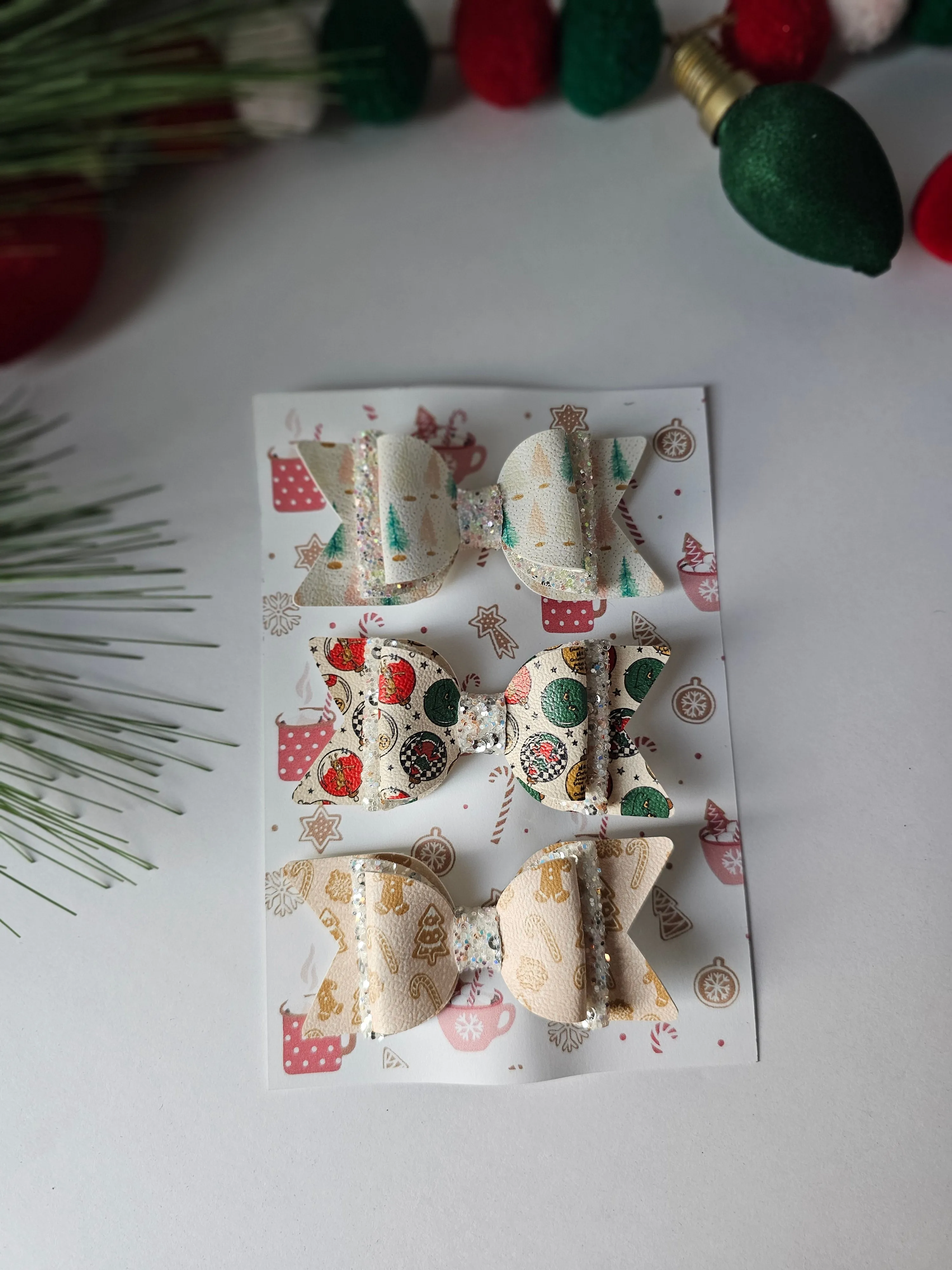 2 Tier Christmas Variety Bow Set