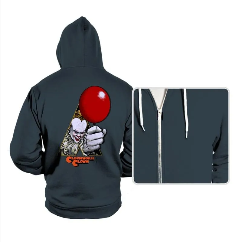 A Clockwork Clown - Hoodies