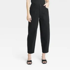 A New Day Women's Tapered Casual Ankle Length Barrel Chino Pants Stretch
