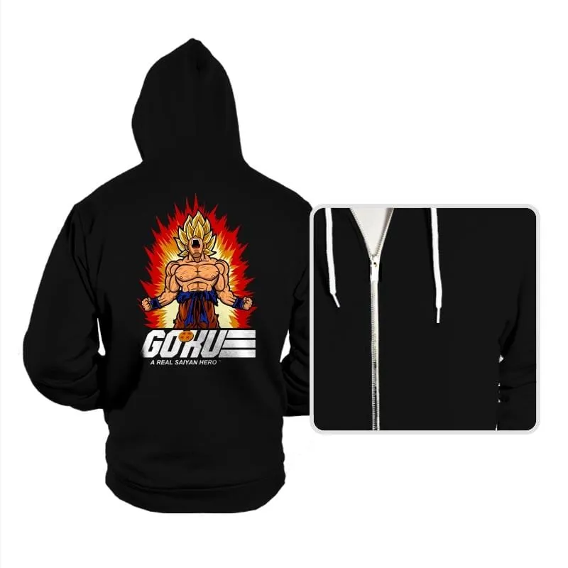 A Real Saiyan Hero - Hoodies