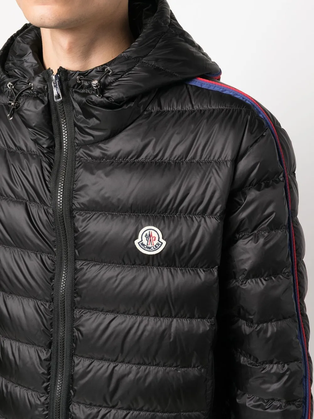 Agout logo-patch puffer jacket