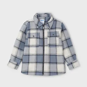 Blue Check Over Shirt