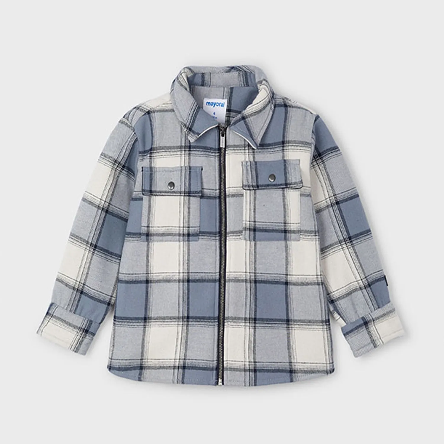 Blue Check Over Shirt
