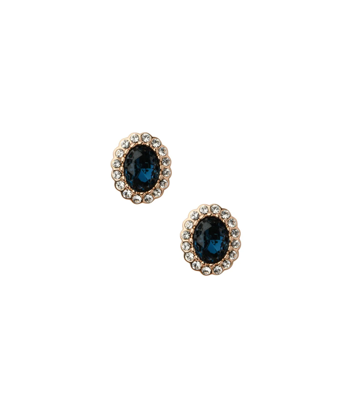Blue Oval Tops (Brass)