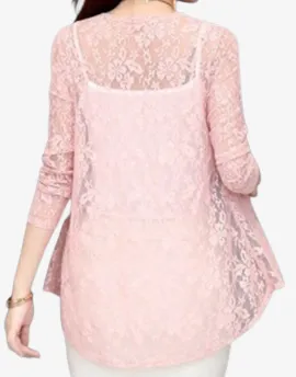 Boho Chic Summer Lace Cardigan - Bohemian Hollow Lace Sunproof Chiffon Summer Outwear