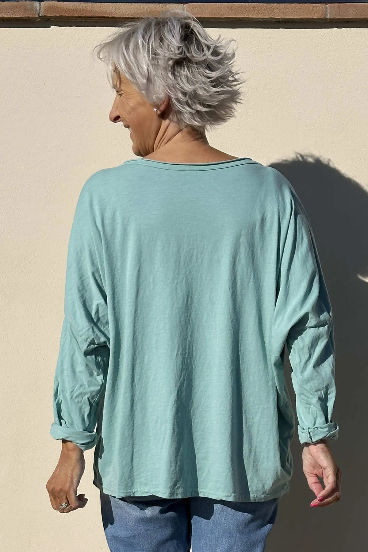 Briony Star Cotton Top Mint