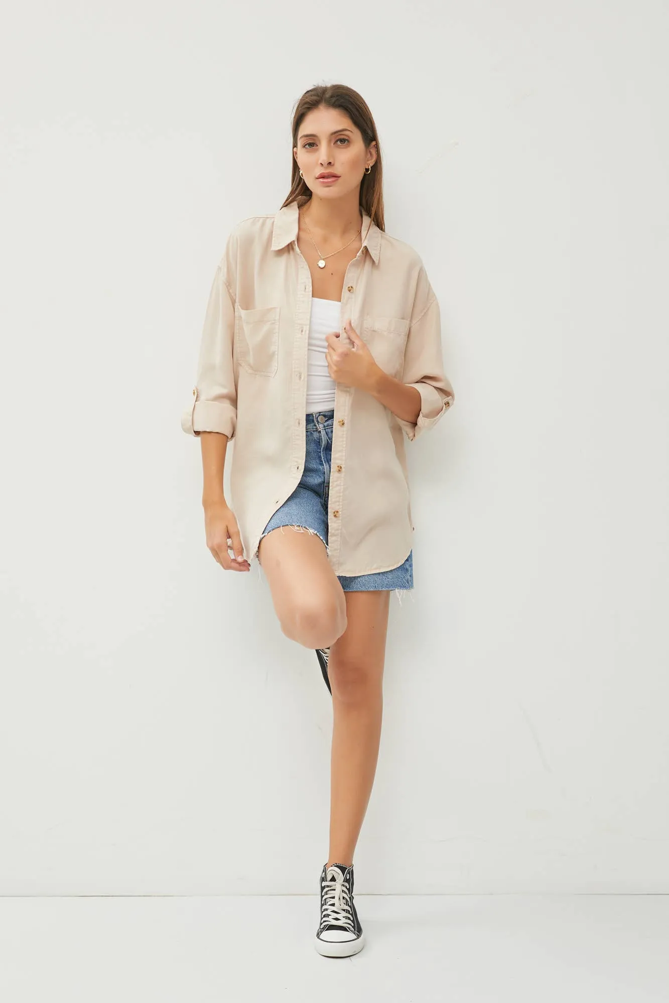 By the Bay Button Down Top