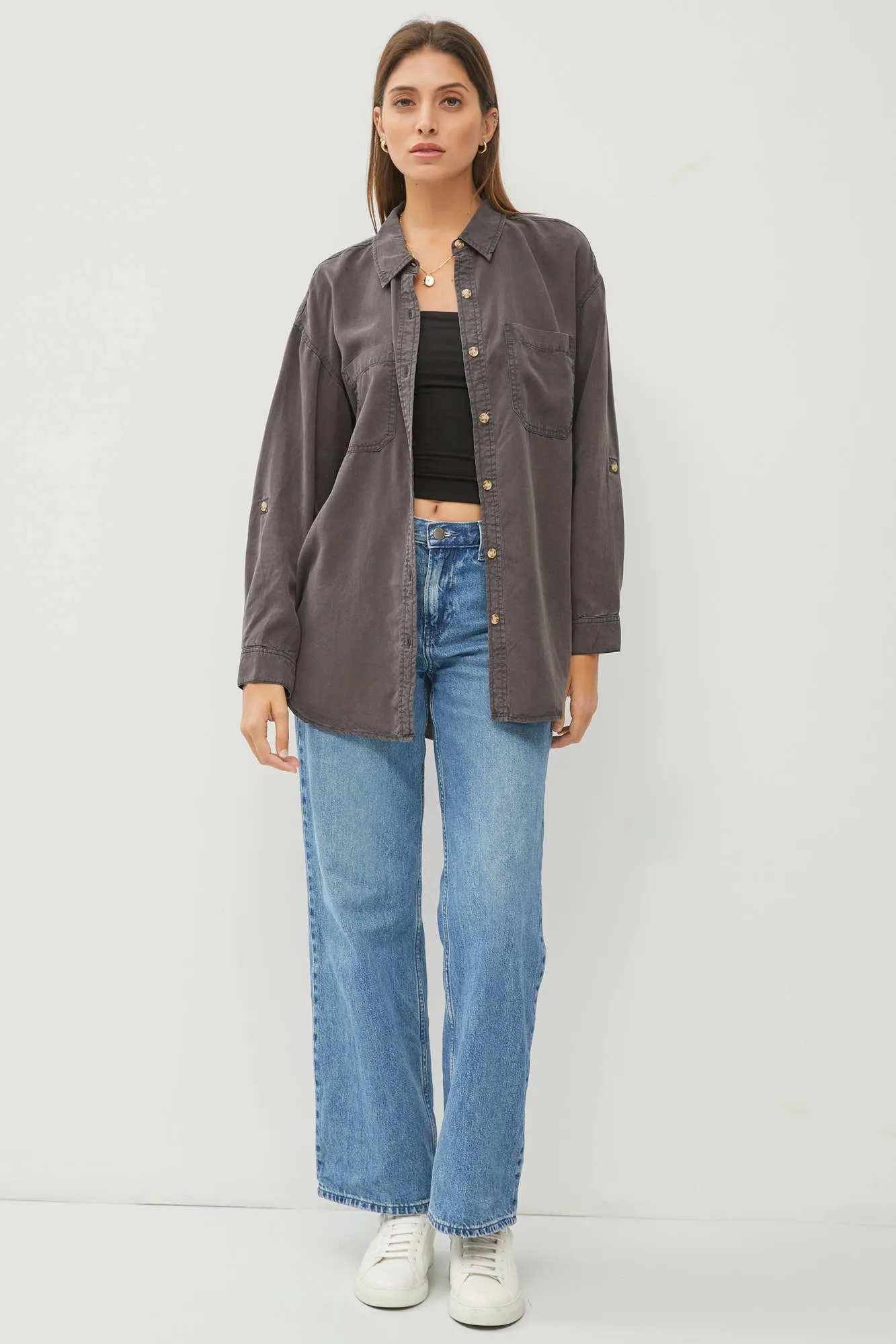 By the Bay Button Down Top