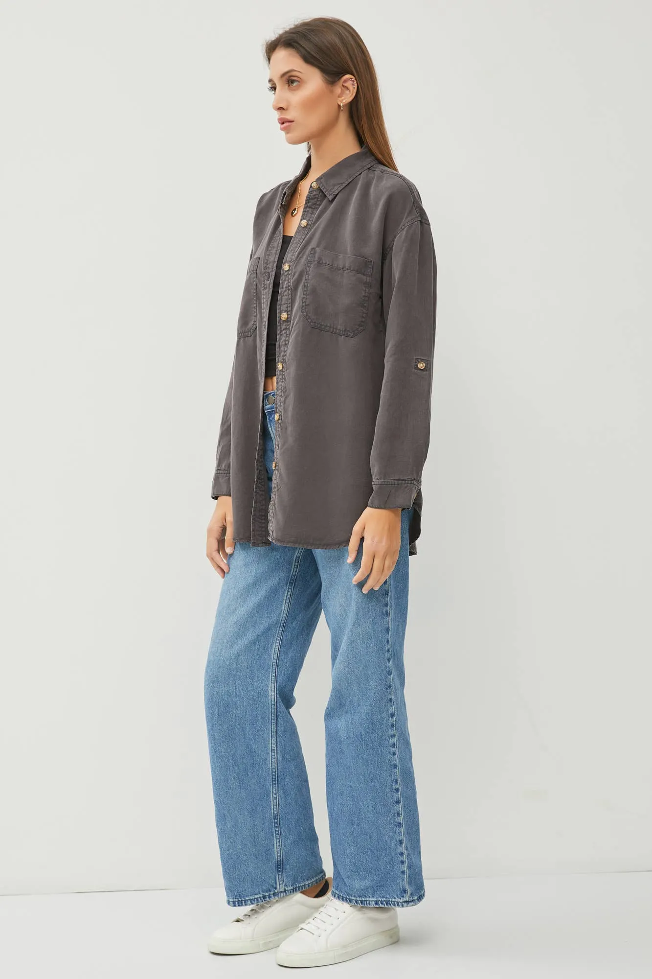 By the Bay Button Down Top