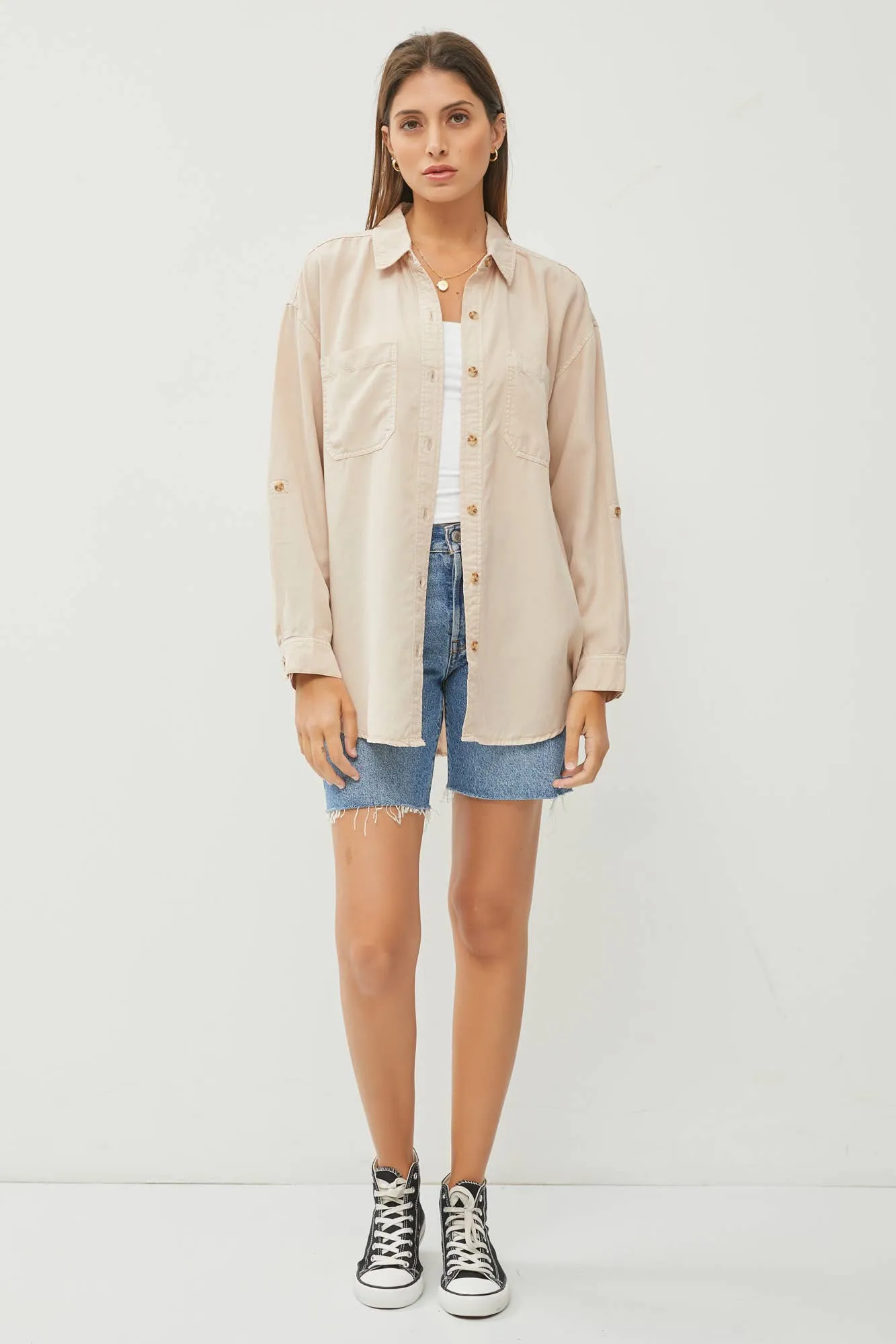 By the Bay Button Down Top