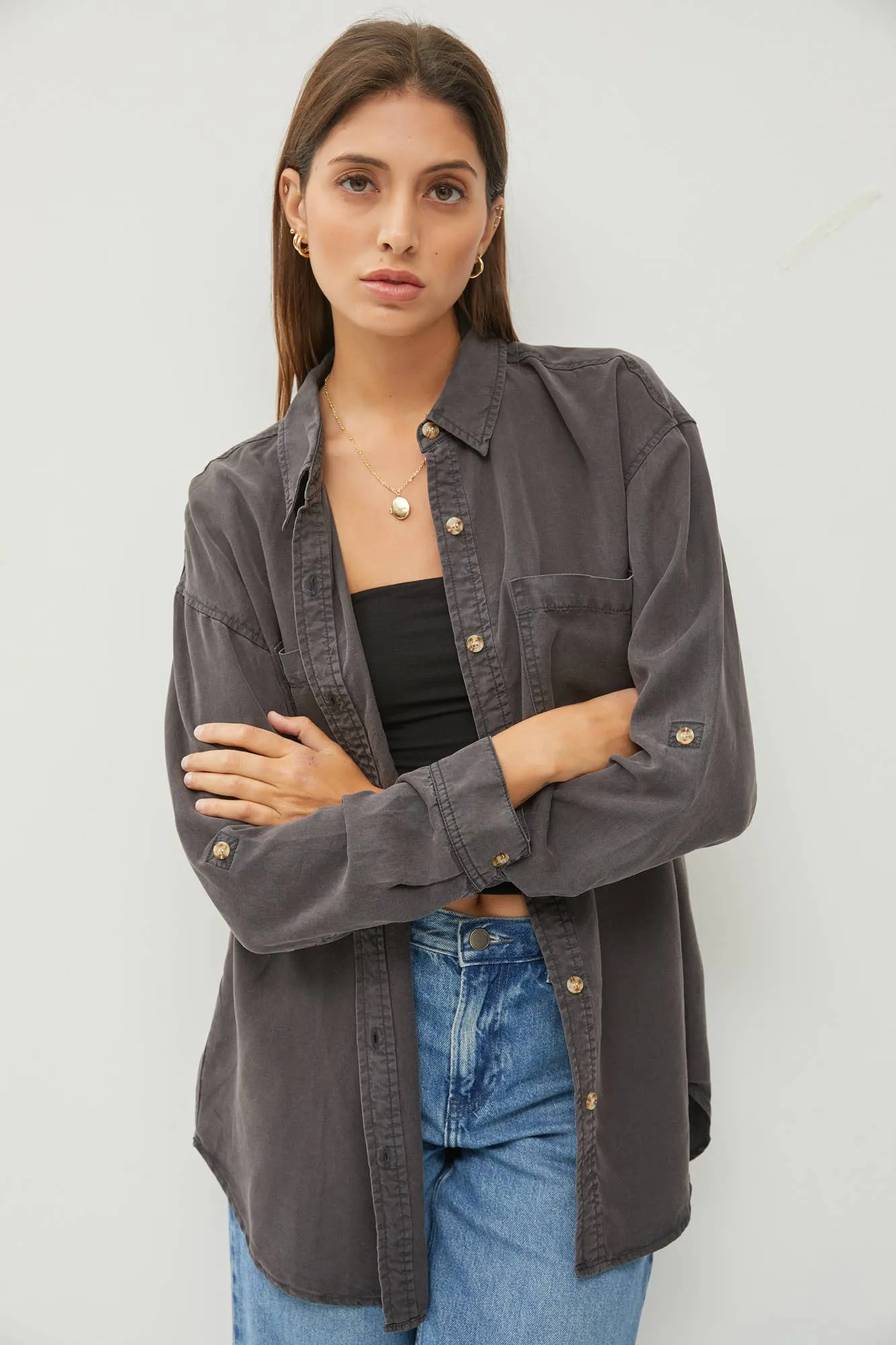 By the Bay Button Down Top
