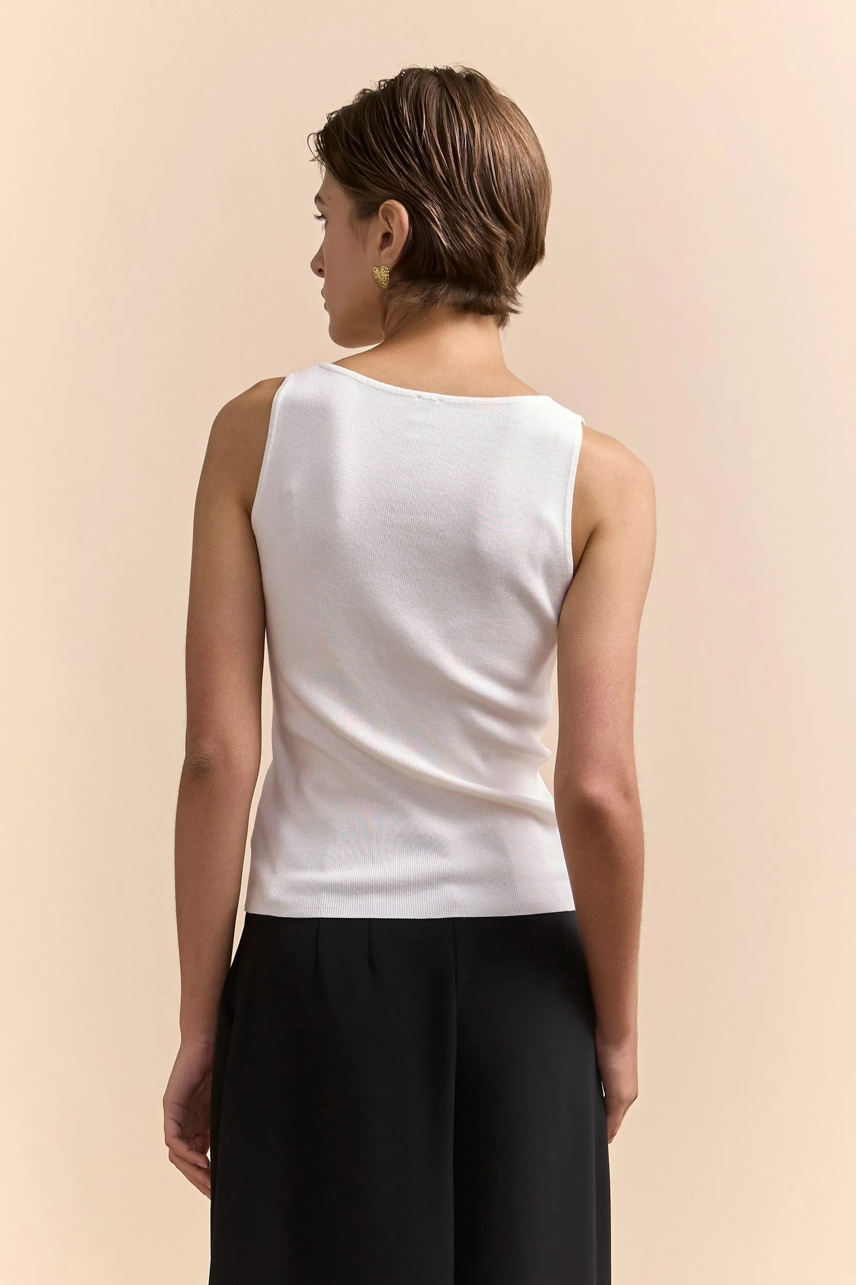 Cami knit with bow detail