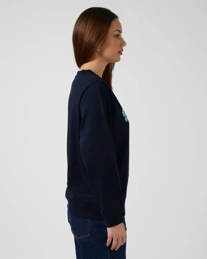 Classic Sweater - Navy Retro College