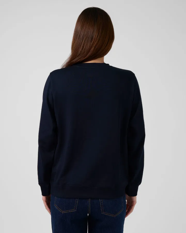 Classic Sweater - Navy Retro College