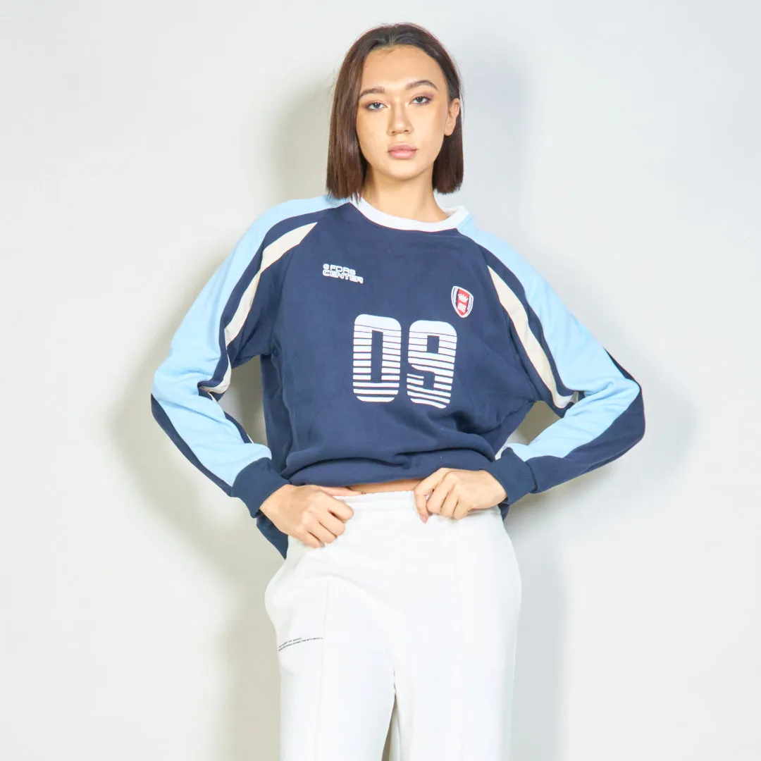 Color-block sporty sweatshirt wholesale