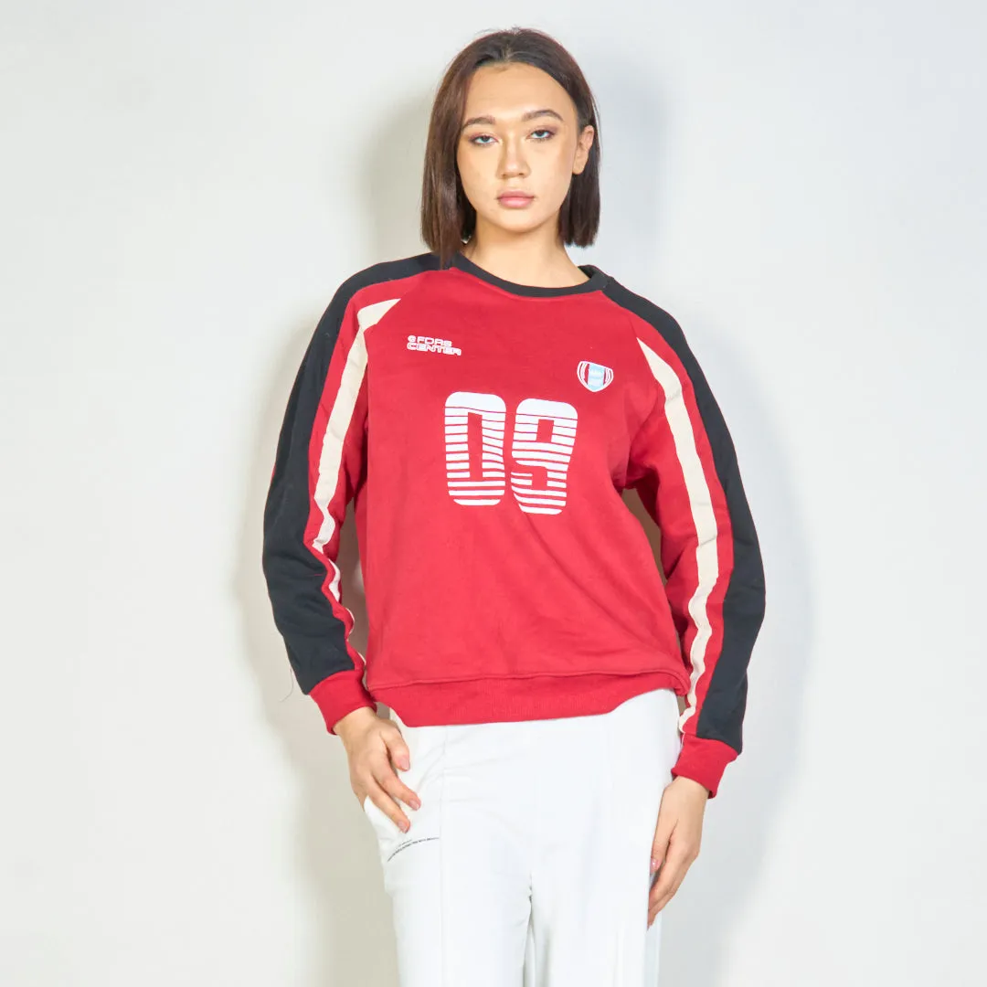 Color-block sporty sweatshirt wholesale