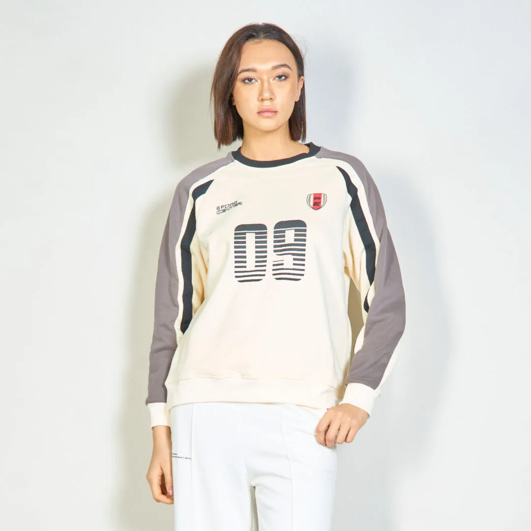 Color-block sporty sweatshirt wholesale