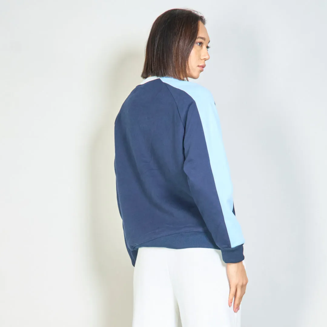 Color-block sporty sweatshirt wholesale