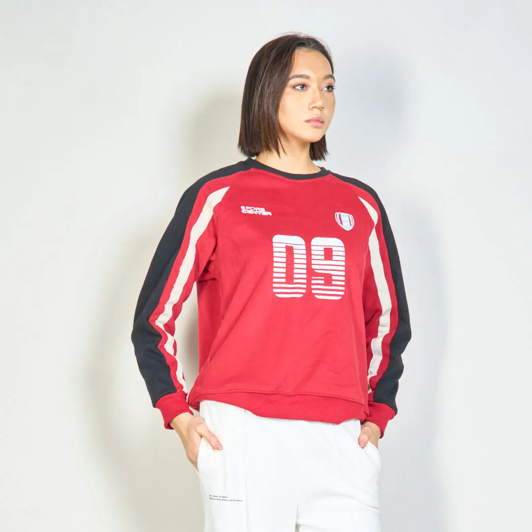 Color-block sporty sweatshirt wholesale