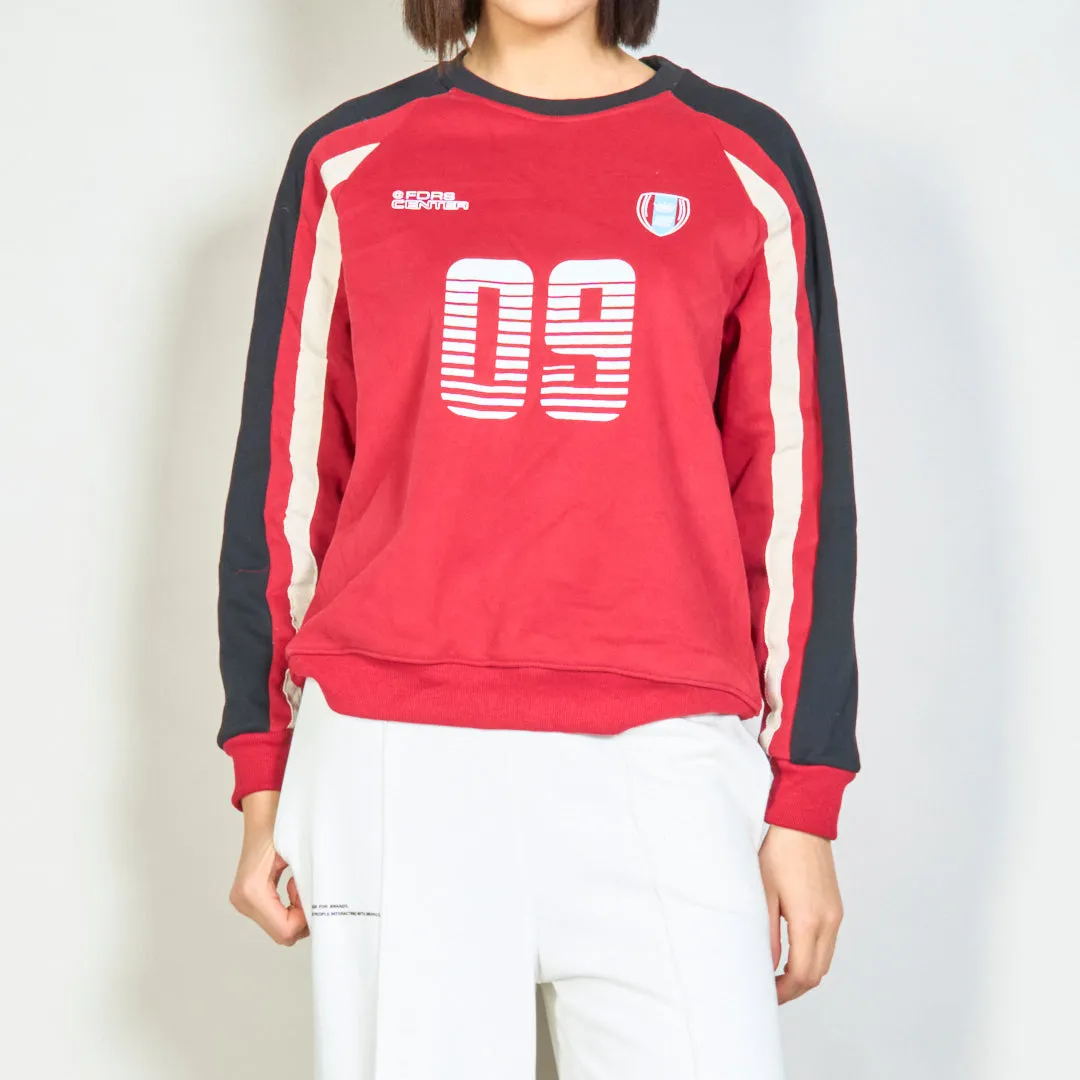 Color-block sporty sweatshirt wholesale
