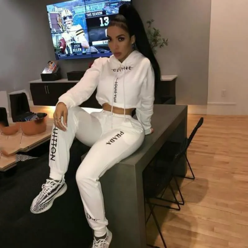 Crop Top Skinny Pencil Pants Sets