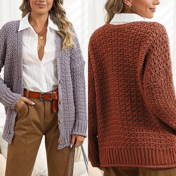 Dana chunky cable knit oversize cardigan