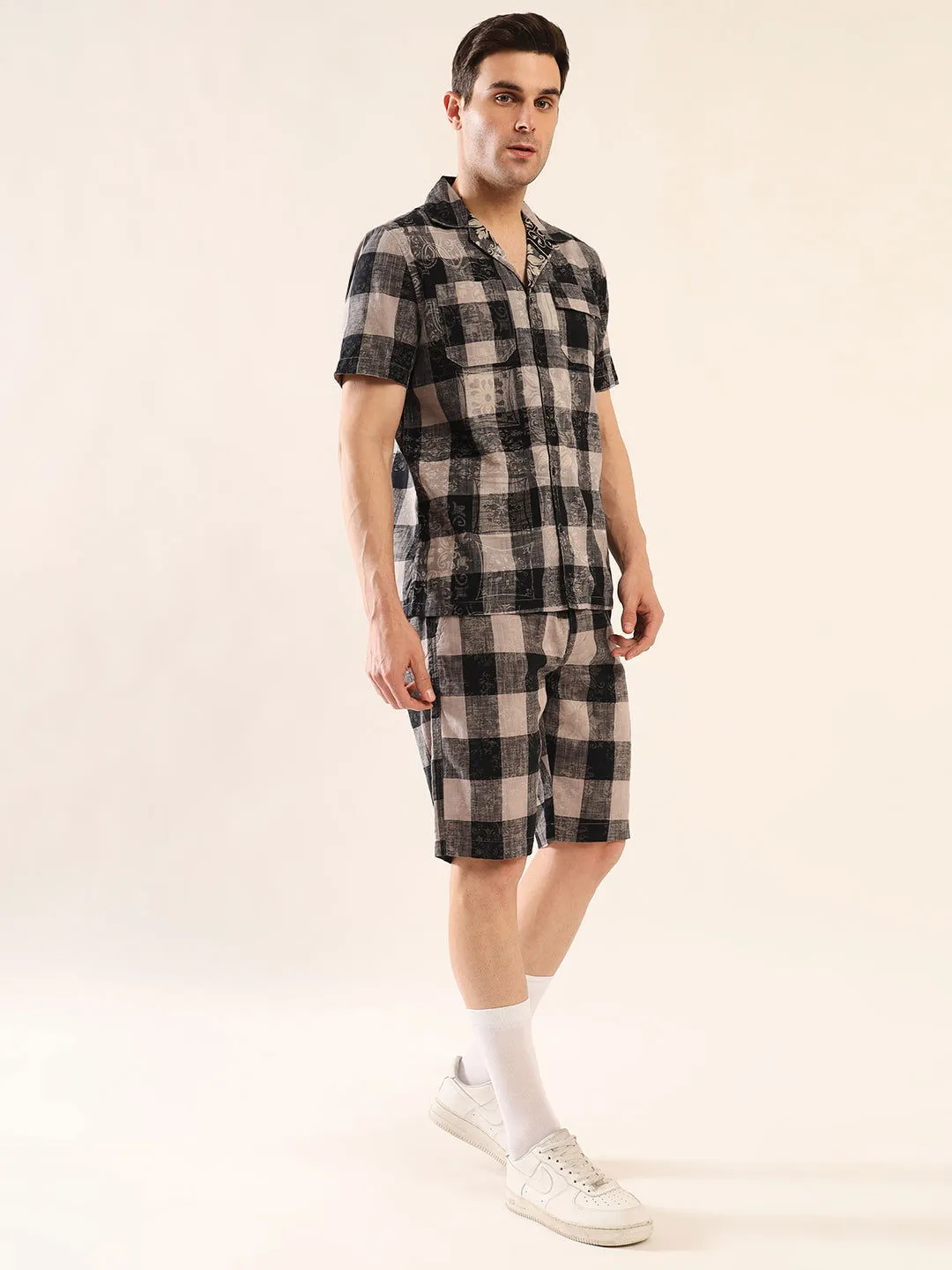 DENIM PRINT CO-ORD SET