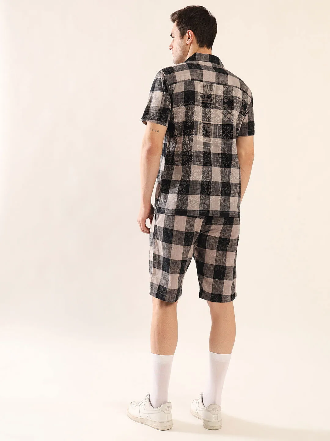 DENIM PRINT CO-ORD SET