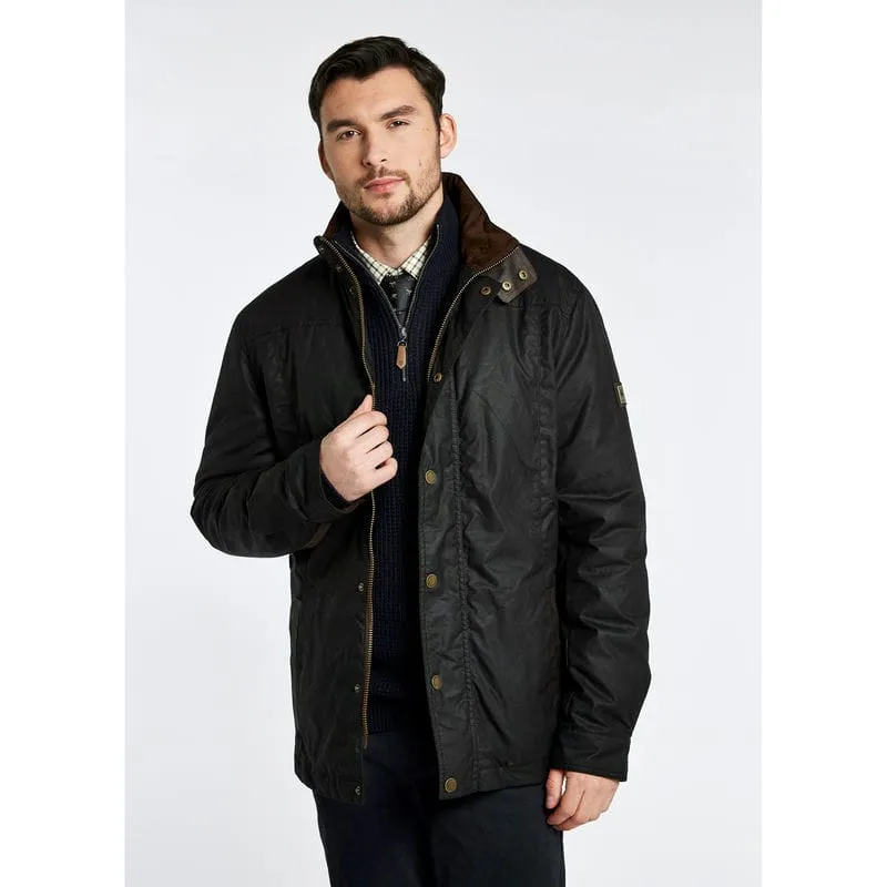 Dubarry Carrickfergus Mens Primaloft Wax Jacket - Black