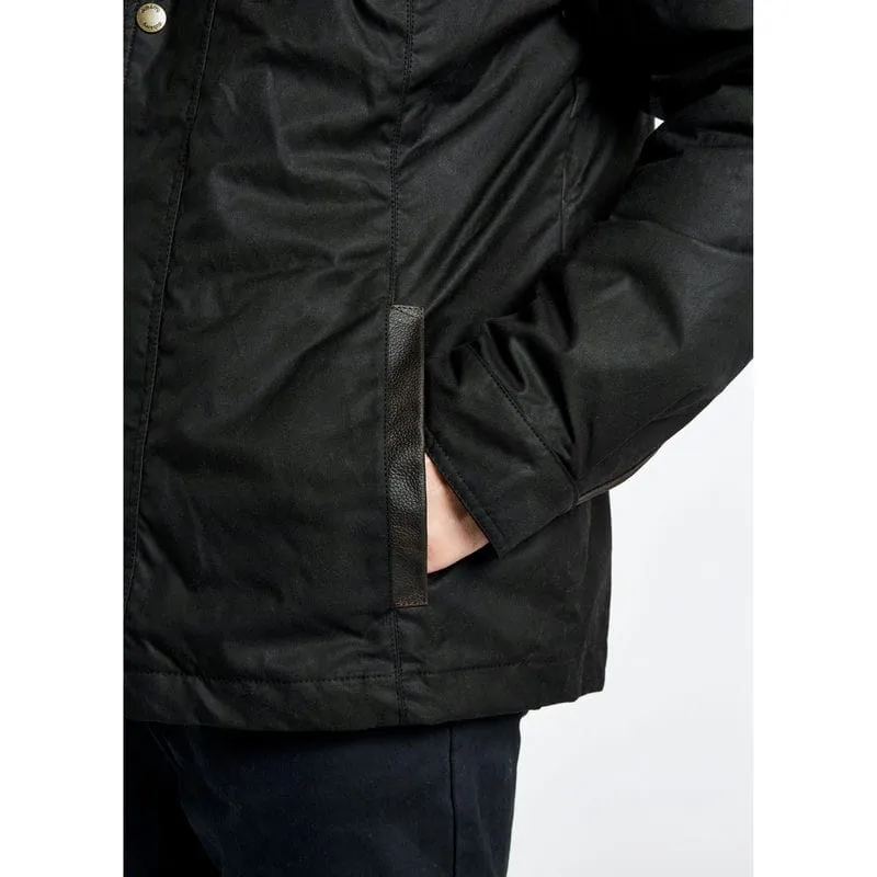 Dubarry Carrickfergus Mens Primaloft Wax Jacket - Black