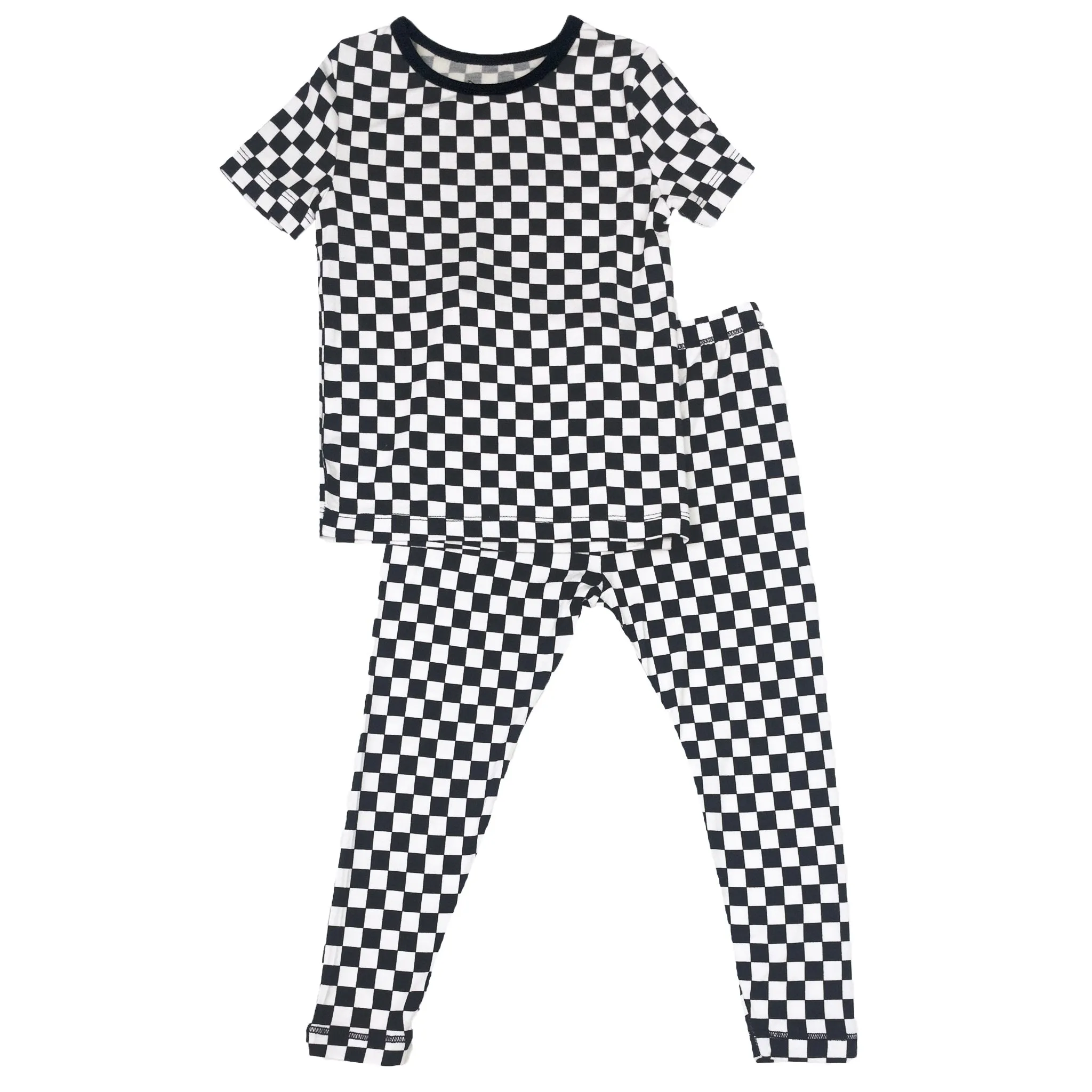Finish Line Checkers Short Sleeve Pajama Set (18M-12Y)