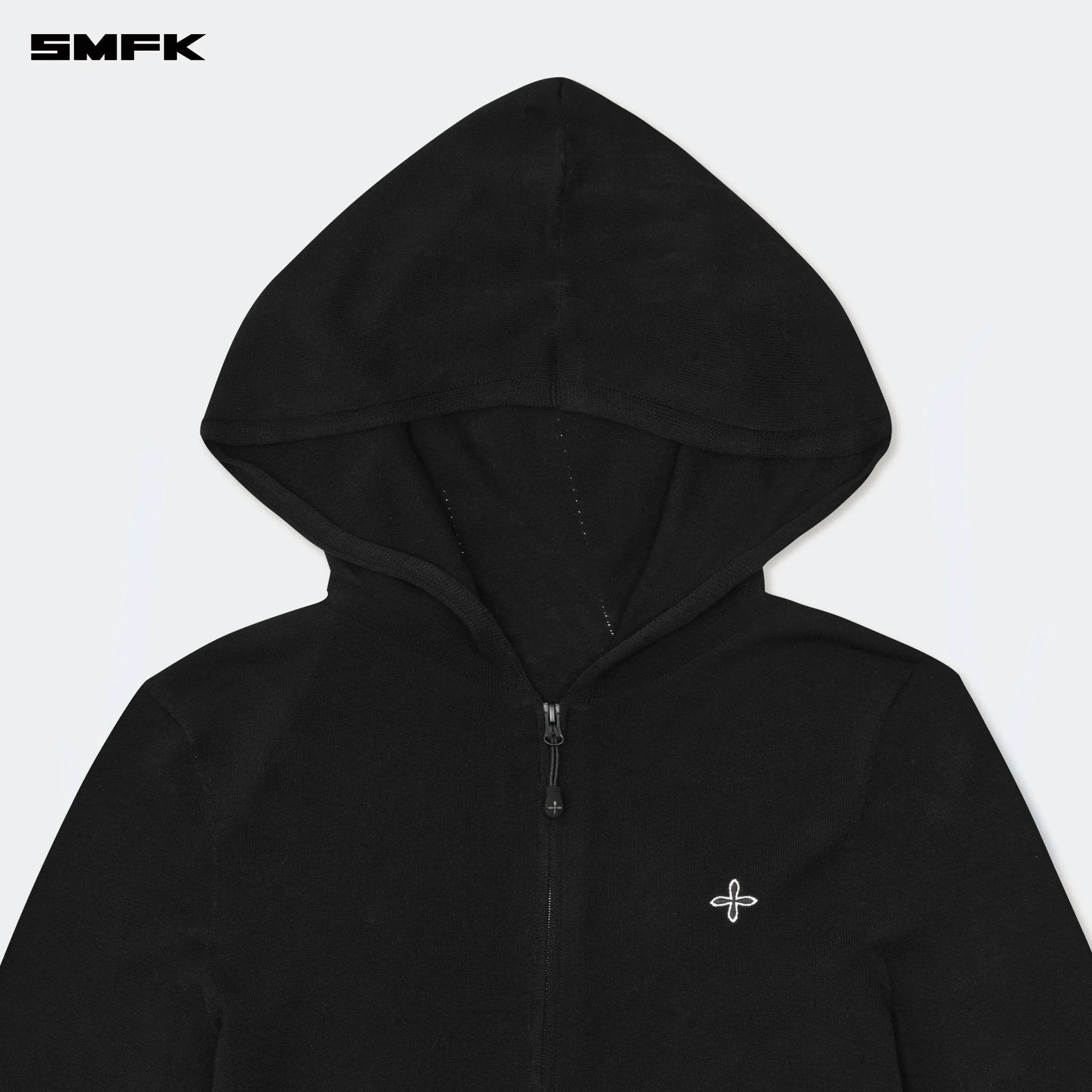 FUTURE Ultra High-Tech Seamless Knit Sweatshirt Black
