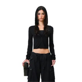 FUTURE Ultra High-Tech Seamless Knit Sweatshirt Black