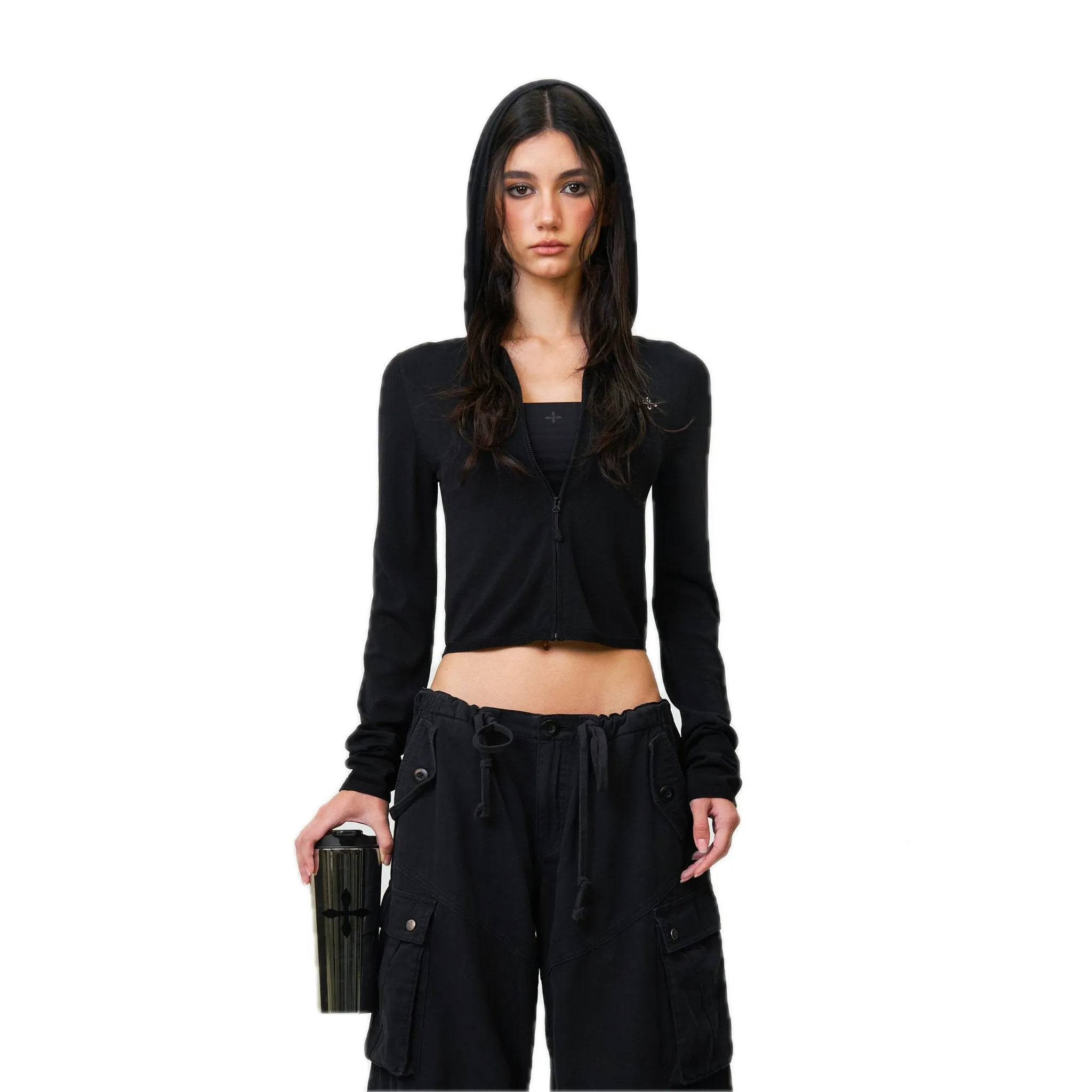 FUTURE Ultra High-Tech Seamless Knit Sweatshirt Black