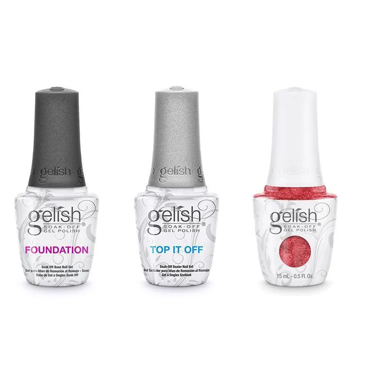 Gelish Combo - Base, Top & Best Dressed