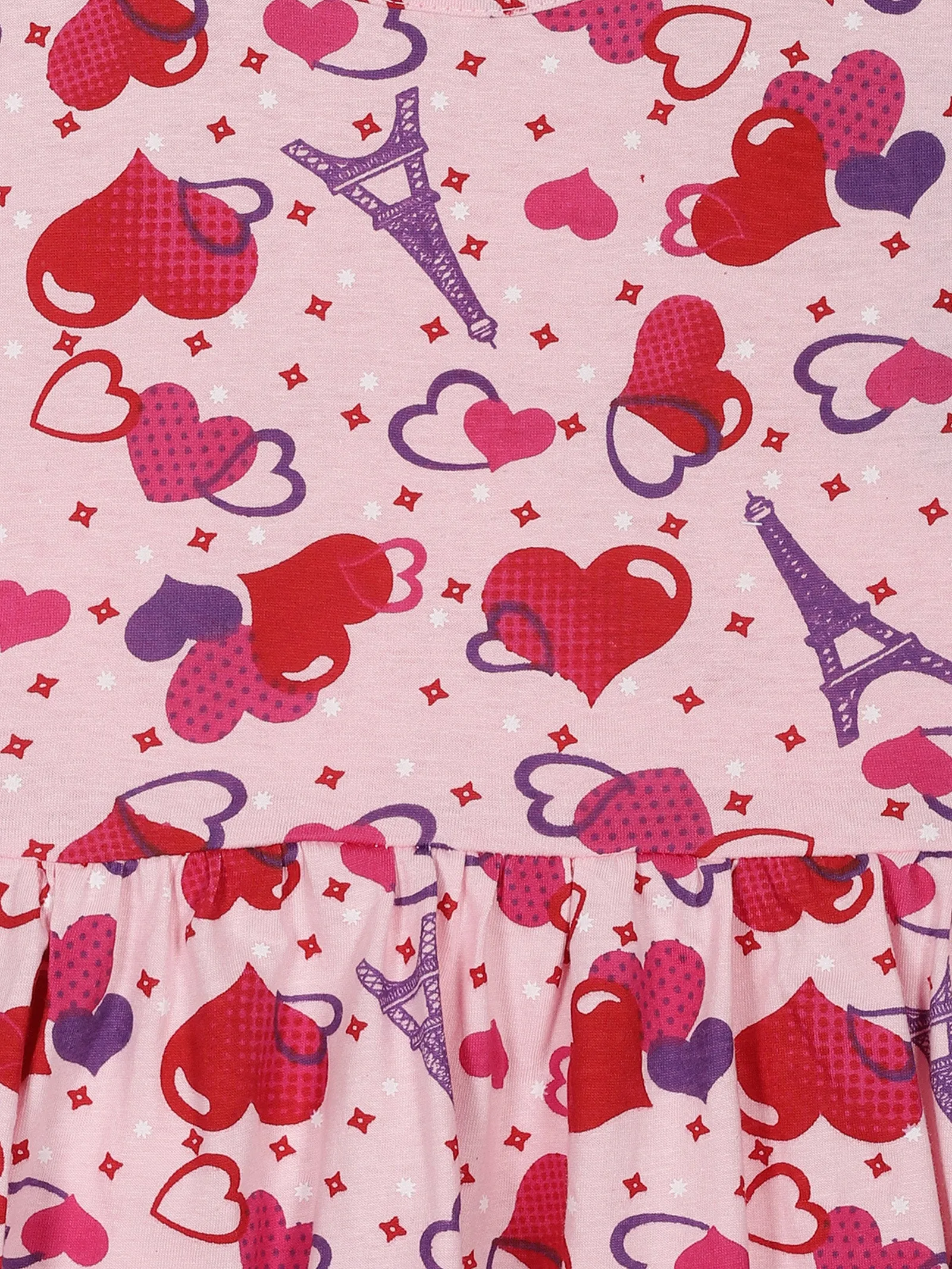 Girls Sleeveless Yoke Gather Dress Pack of 2