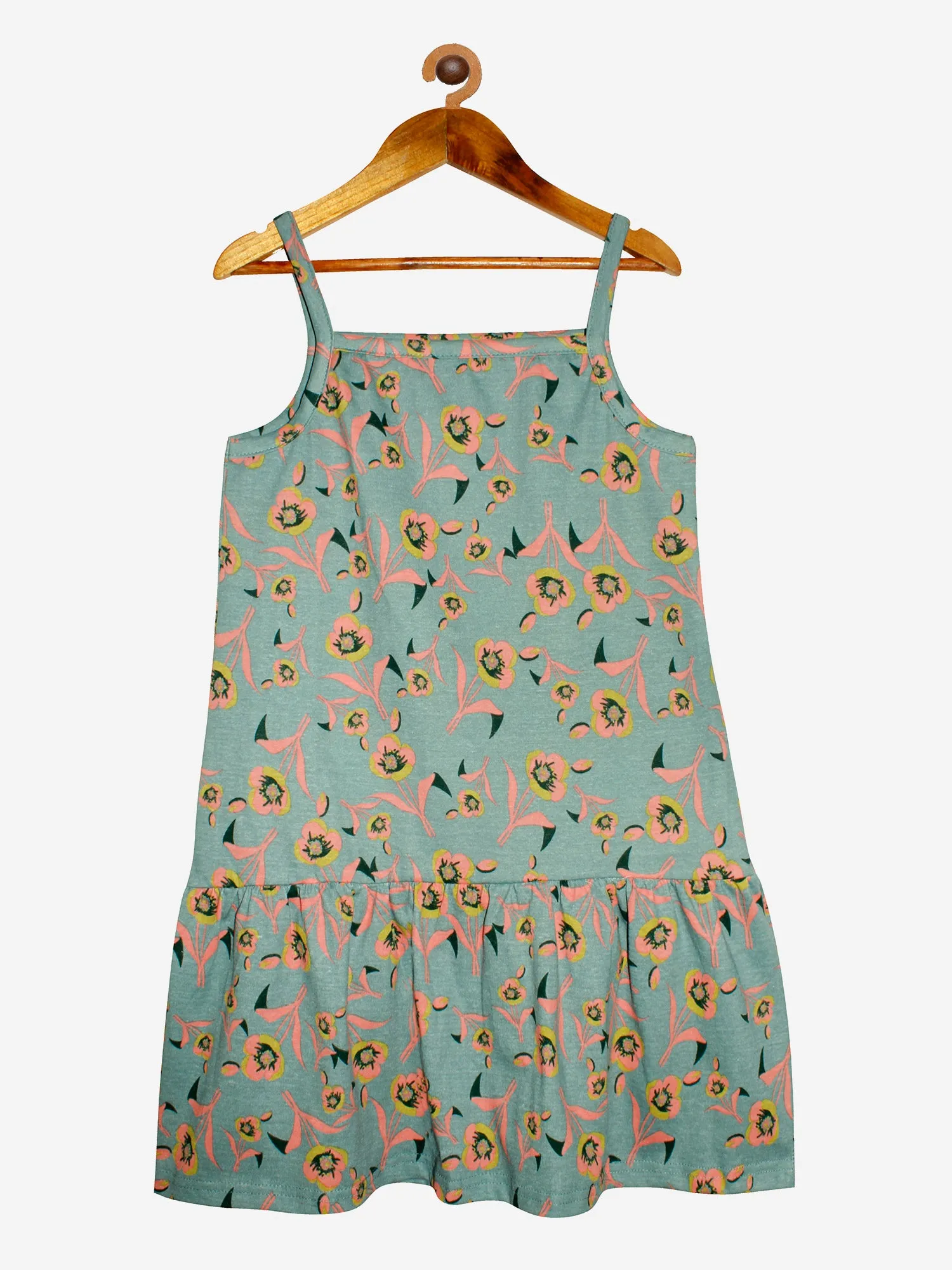 Girls Strap Dress with frill - Pack of 2