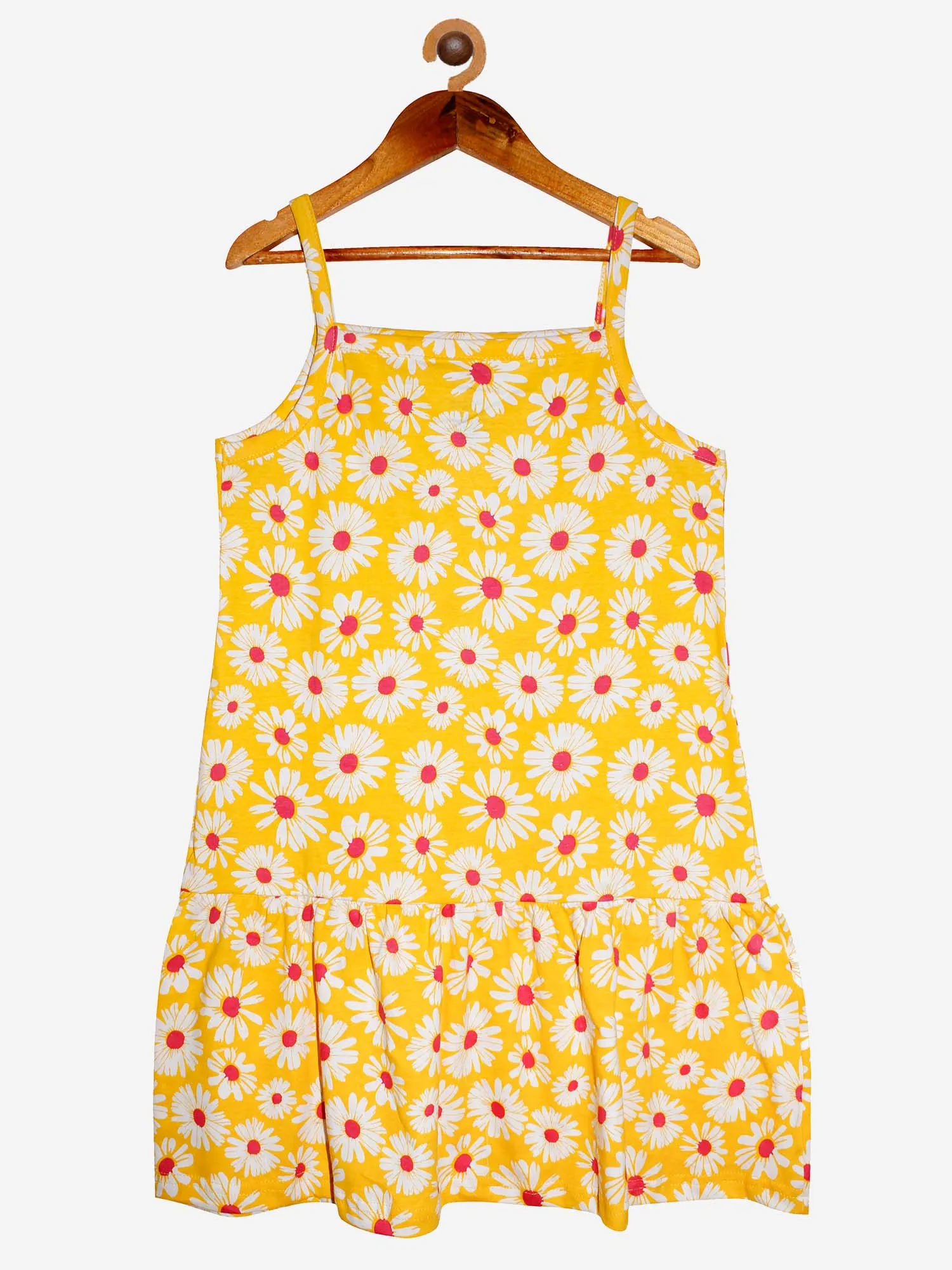 Girls Strap Dress with frill - Pack of 2