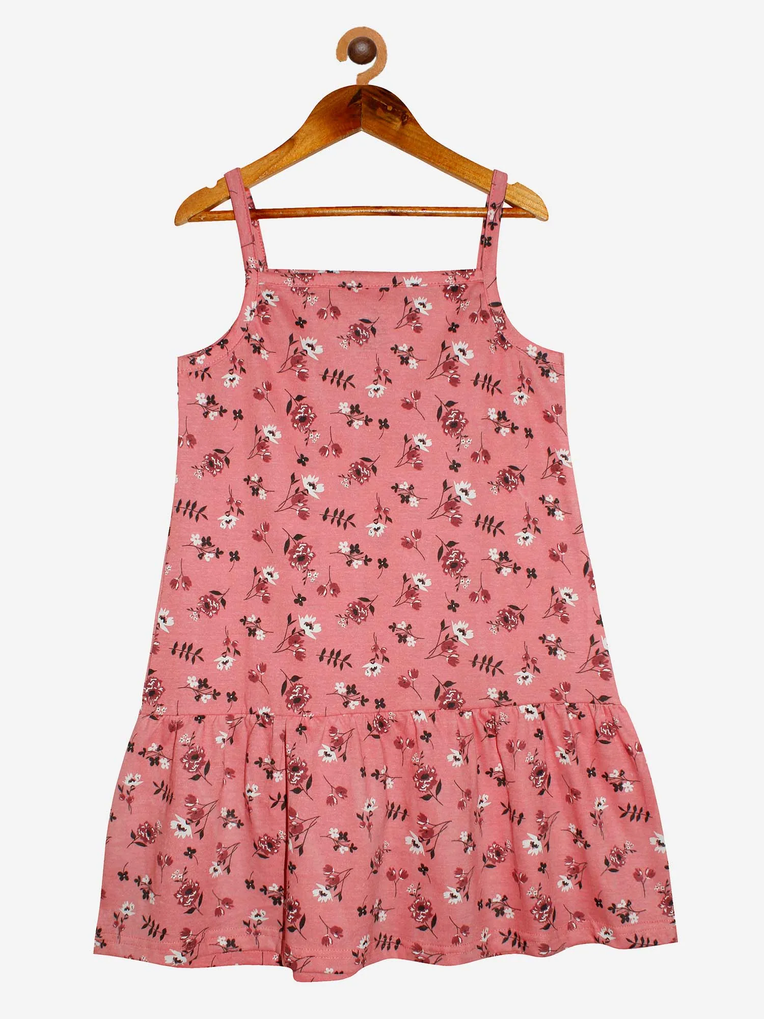 Girls Strap Dress with frill - Pack of 2